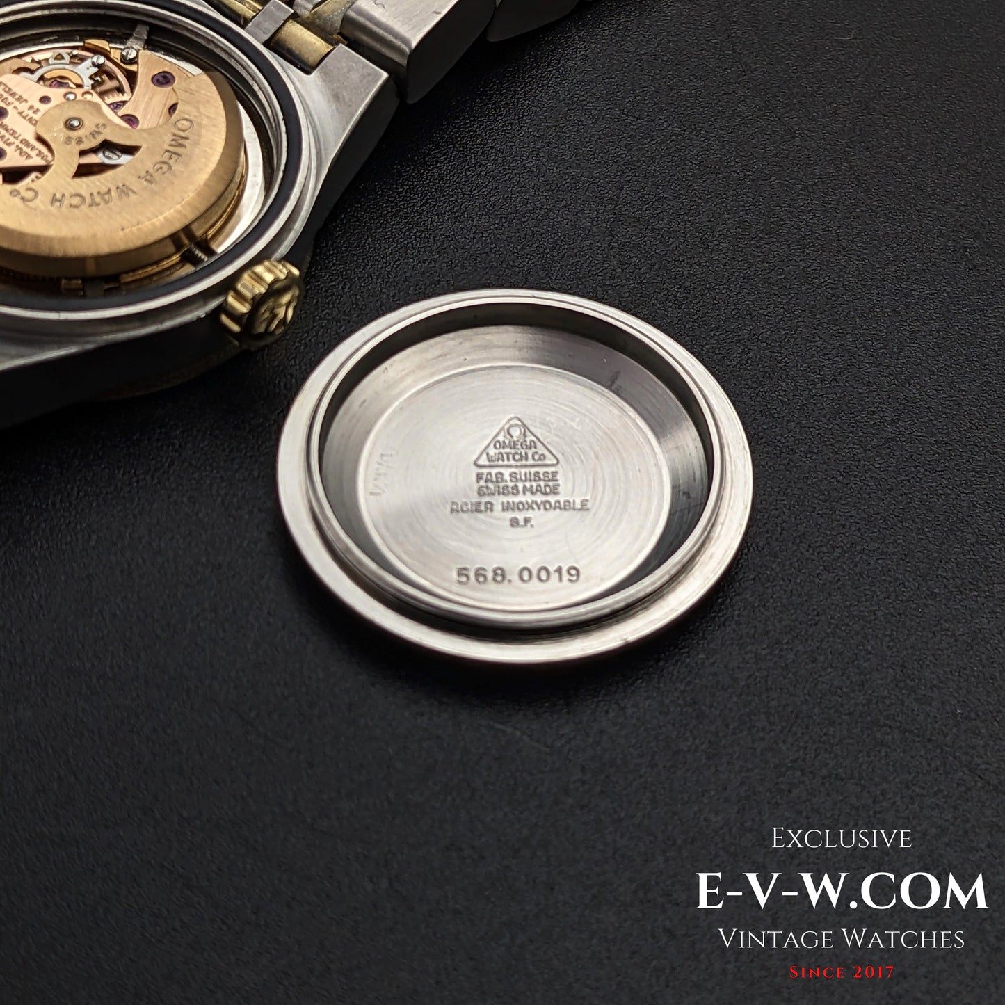 Montre Omega Constellation automatique vintage pour femme, 50 ans d'âge / Bracelet en or / Réf. 5680019 / Cal. 685 / Année 1974