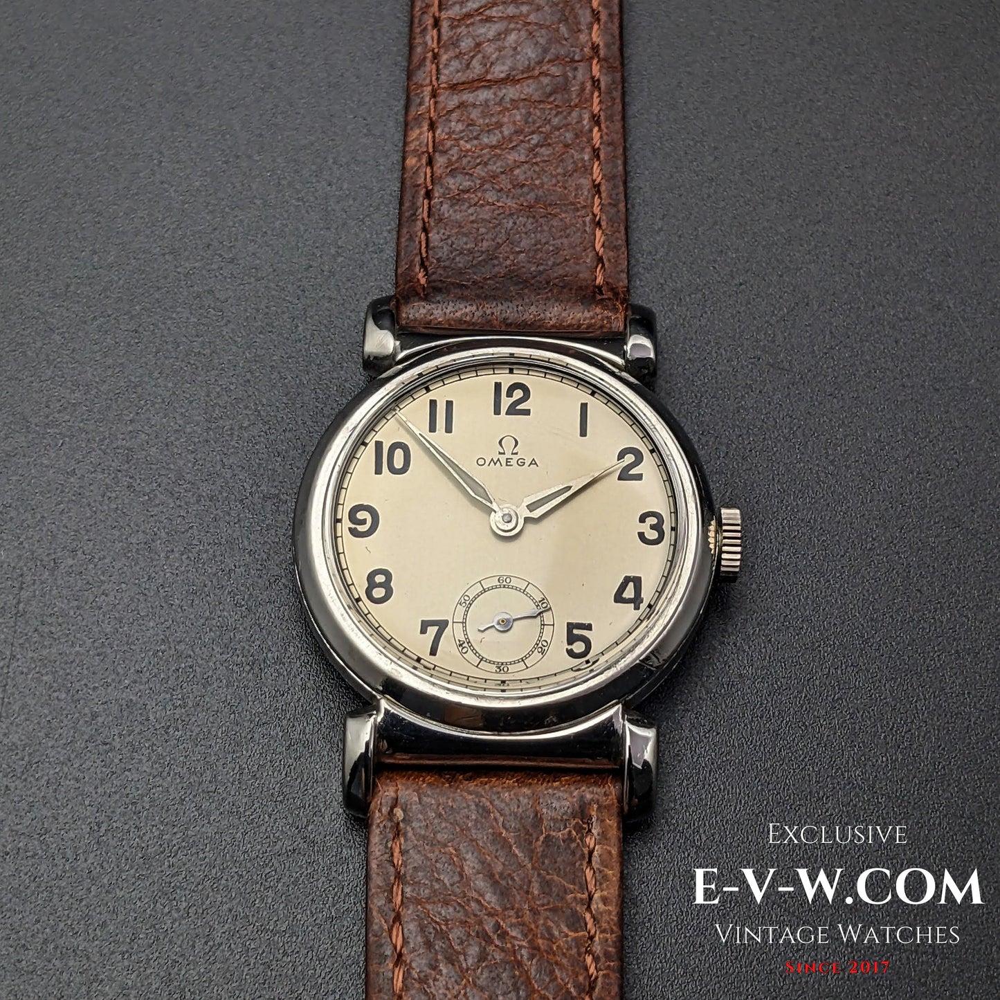 Omega Scarab Art Déco vintage de 88 ans / Réf. / Cal. 26.5 SOB T2 / Année de fabrication : 1935