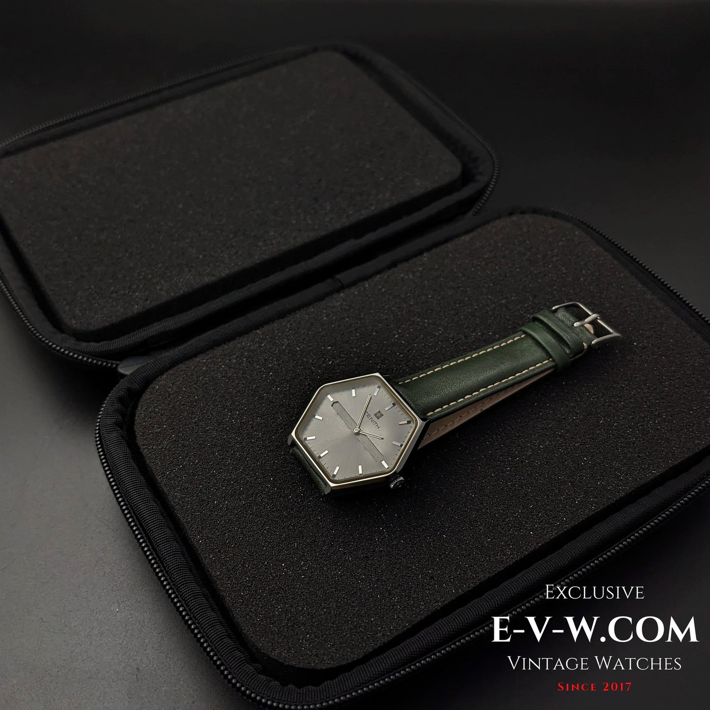 "54 Years Old Vintage Zenith Rare Hexagon Jumbo Ref. 01-3530-172 / Cal. 2320 / Vintage 1970"