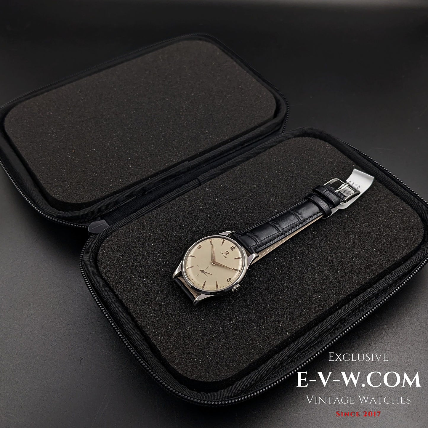 Omega vintage de 72 ans, cadran guilloché-honeucombe / Jumbo réf. 2609 / Cal. 266 / Vintage 1952