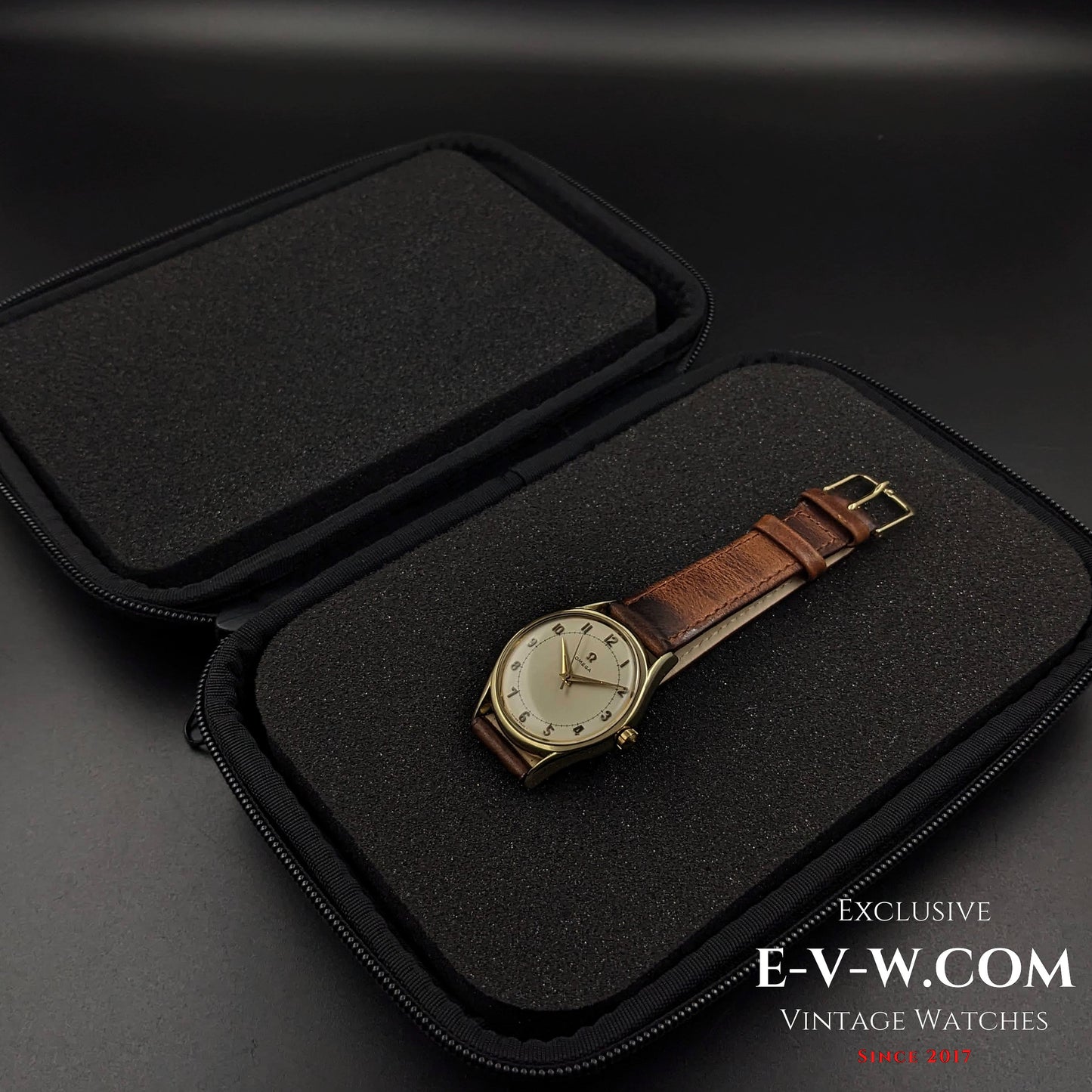 Omega vintage surdimensionnée réf. 2792-2 SC / Cal. 283 (famille 30T2) / millésime 1954, 69 ans