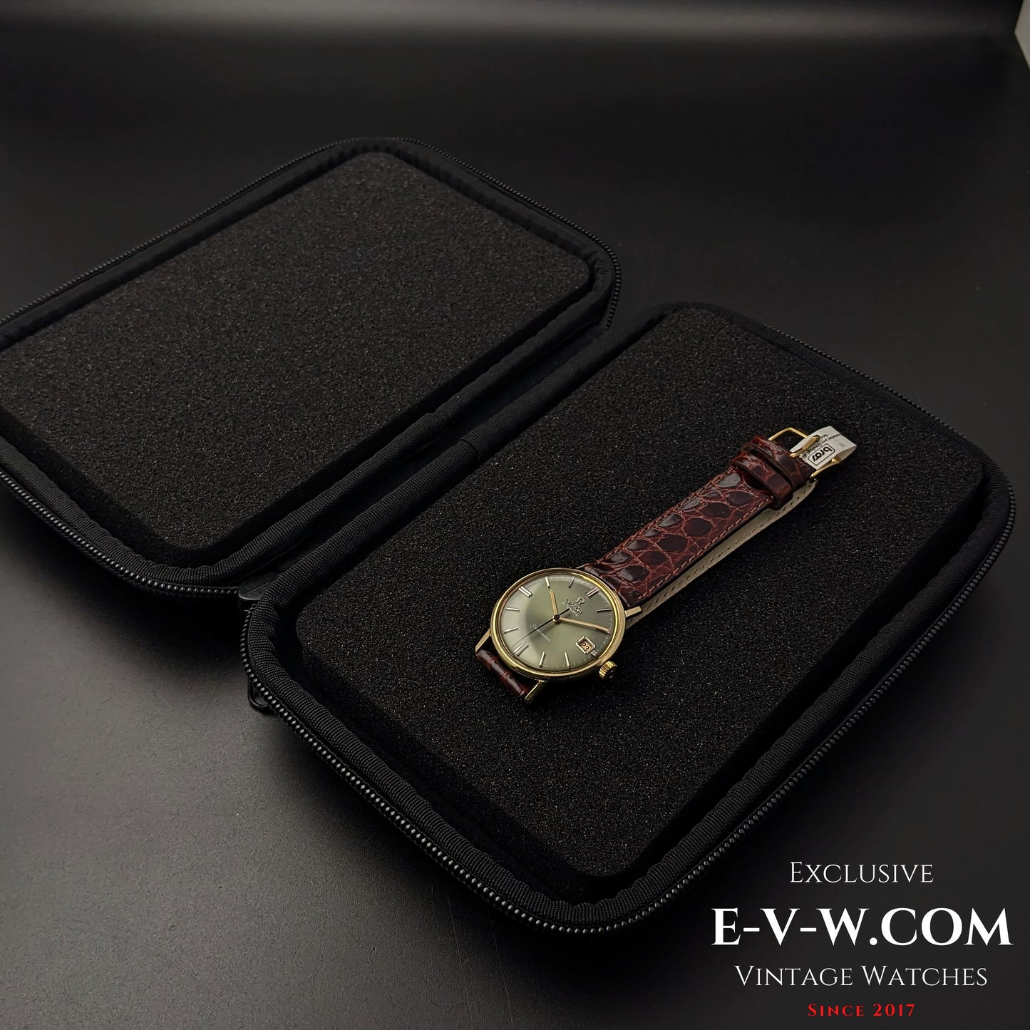 Omega Seamaster Cadran Vert Automatique Réf. 166.020 / cal. 562 / Vintage 1965