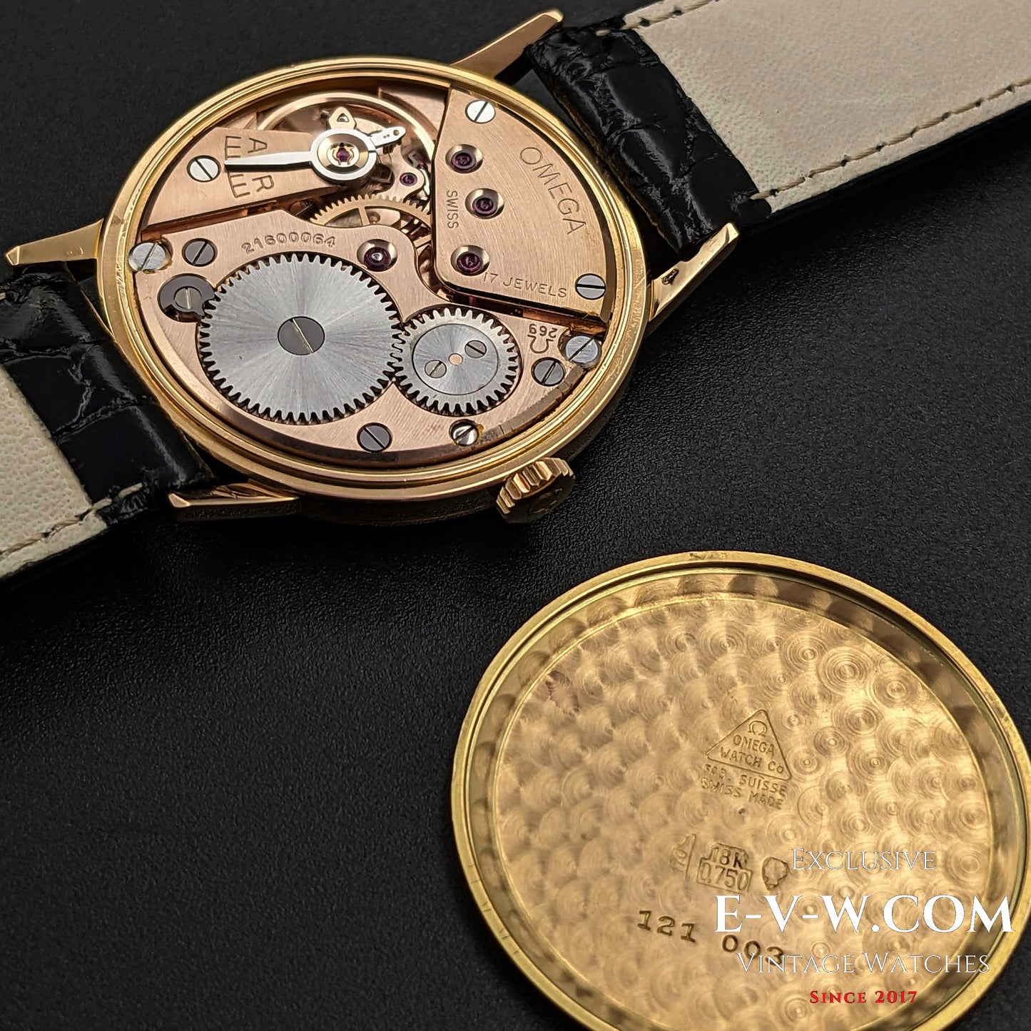 59 Years Old Vintage Omega Century 18k Gold Ref. 121003 / Cal. 269(30T2) / Vintage 1964