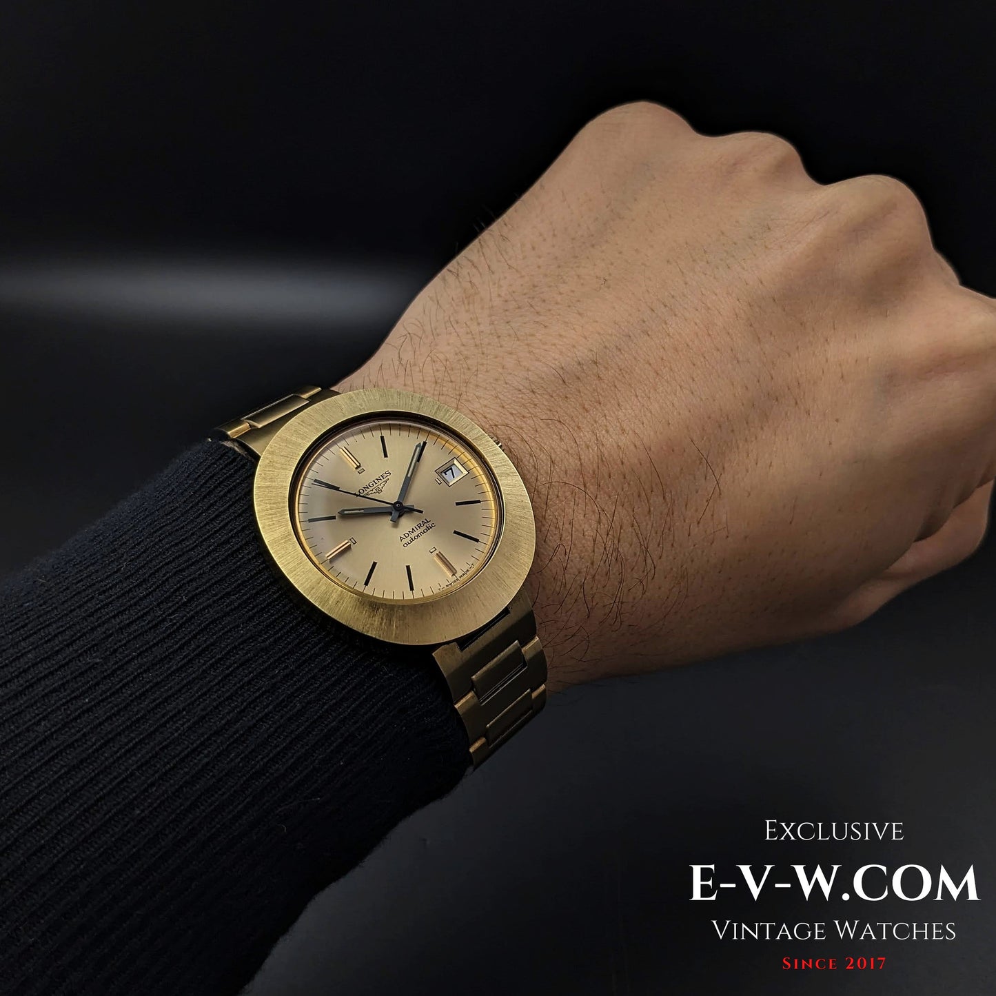 Montre Longines Admiral 5 étoiles / UFO DISCO / Cal. 431 / Vintage années 1970