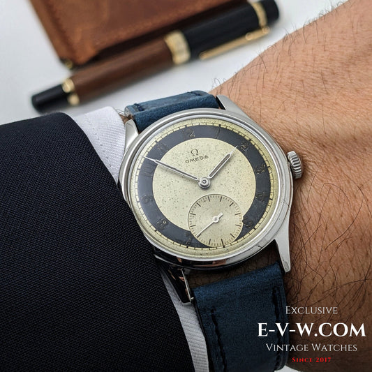 Omega Bullseye Vintage 1944 / Réf. 2383 / Cal. 32PC / Classique de l'époque de la guerre / Révisée