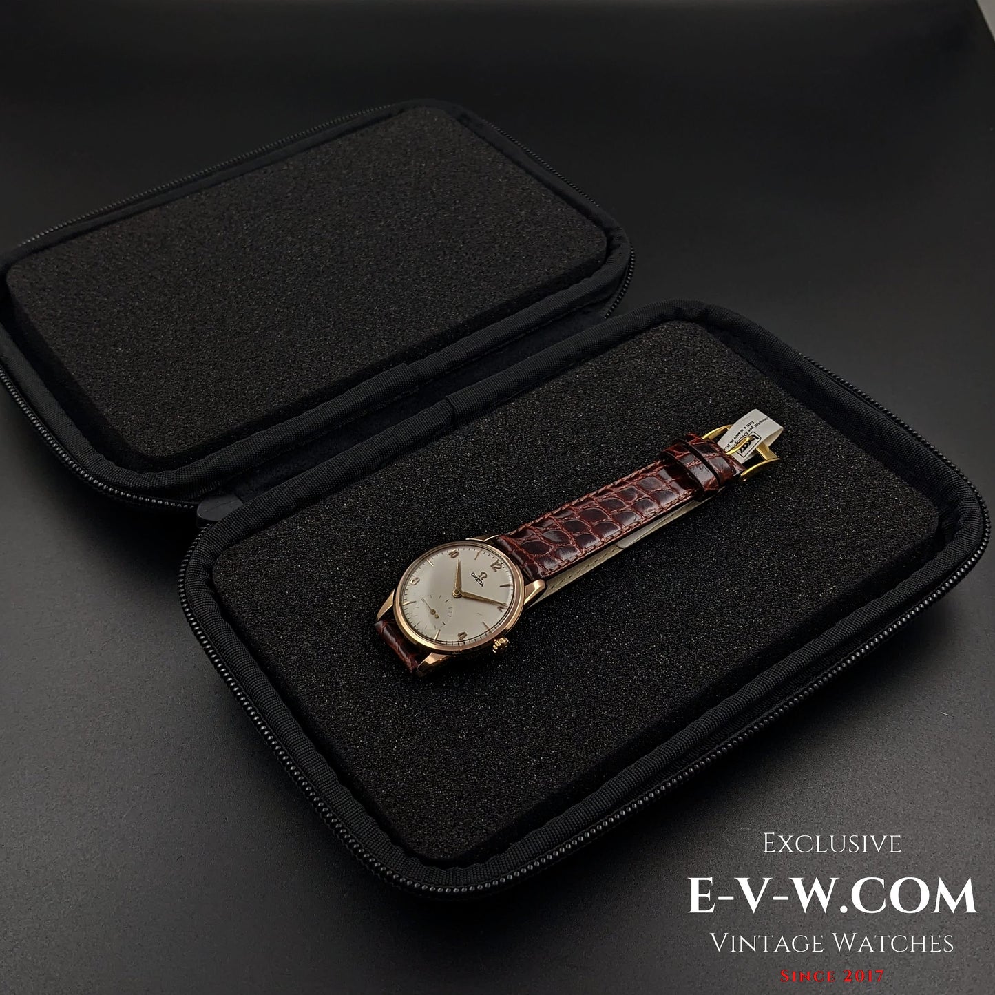 Omega Plaque Or / Réf. 2605 / cal. 265 (30T2) Vintage 1954