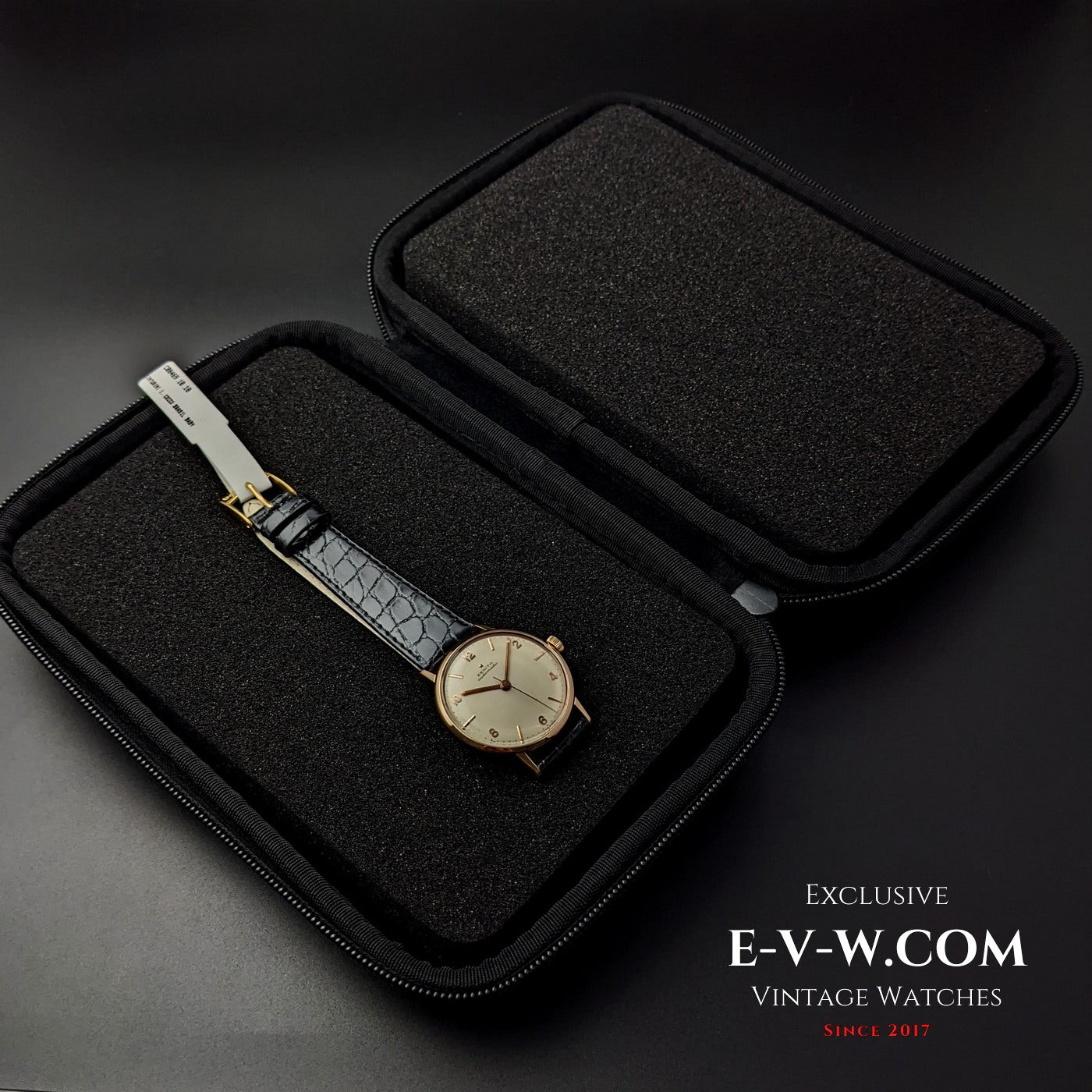 Montre Zenith Bumper Automatique Vintage 1960 / Or rose 18 carats - Cal. 133.8 / Entièrement révisée