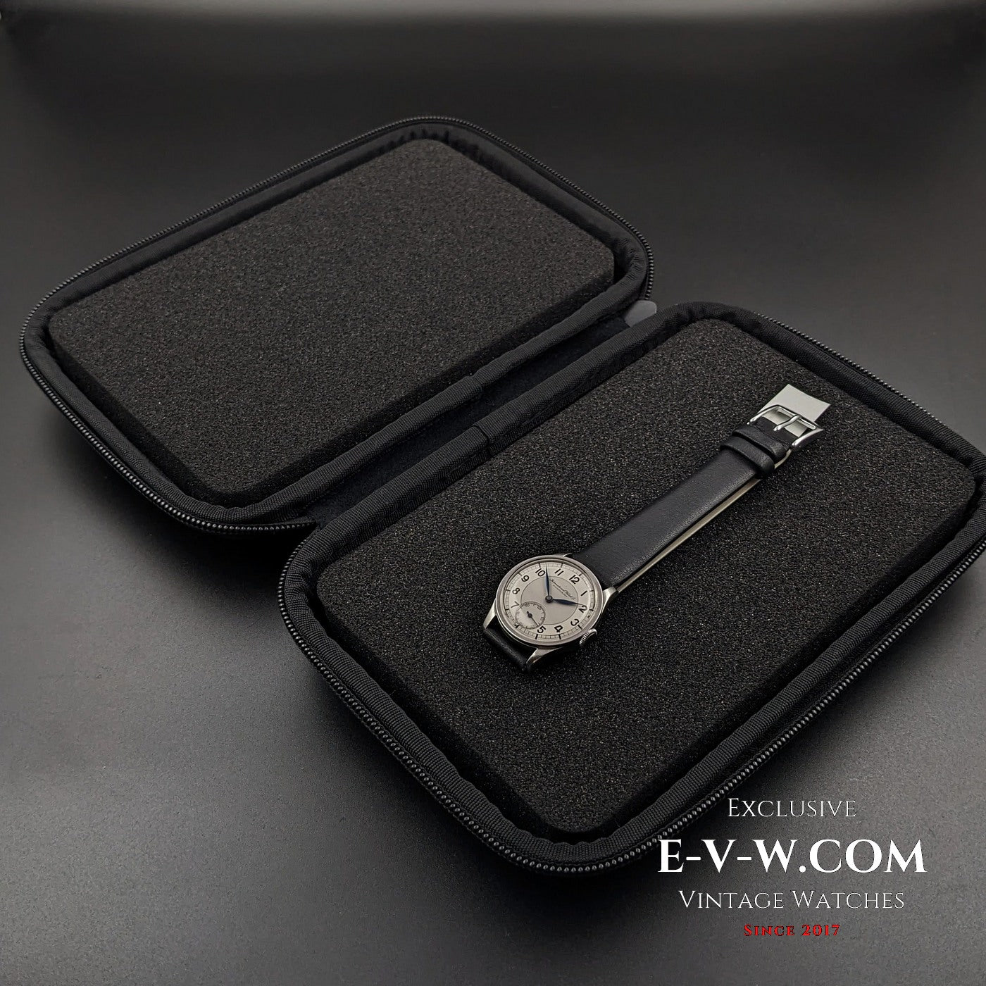 IWC Schaffhausen Art Déco / Cadran bicolore / Calibre 83 rare / Vintage Seconde Guerre mondiale 1938 / Entièrement révisée