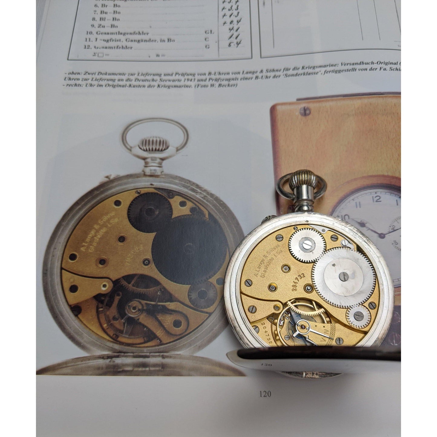 A. Lange & Söhne Montre de Poche Seconde Guerre Mondiale Militaire U Boat B-Uhr 1945