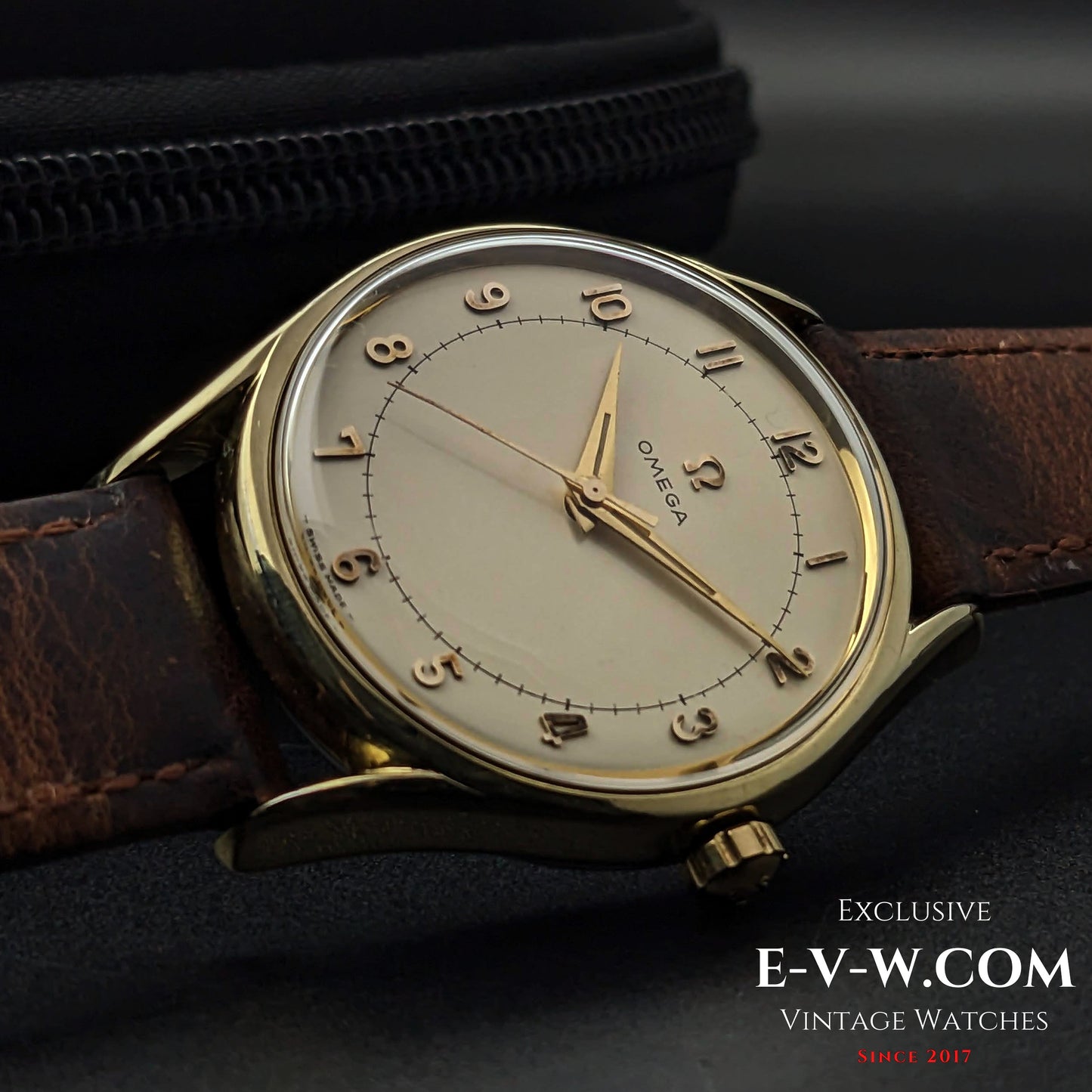 Omega vintage surdimensionnée réf. 2792-2 SC / Cal. 283 (famille 30T2) / millésime 1954, 69 ans