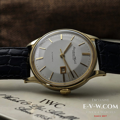 IWC Schaffhausen AUTOMATIC Date | Cadran « Pie-Pan » | Plaqué or | Cal. 8531 | Millésime 1962 | Révision 08/2025