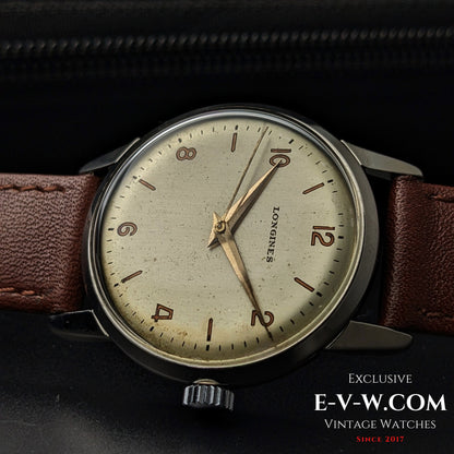 81 Years Old Vintage Longines Classic WWII / Ref. 7222-1 / Cal. 27M / Vintage 1944