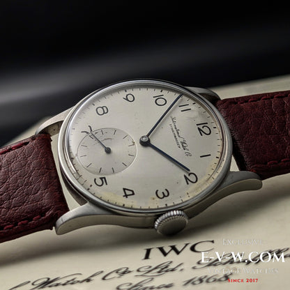 Montre de ville IWC Schaffhausen vintage (87 ans), modèle ancien civil | Cal. 83 | Année 1938 / Révisée