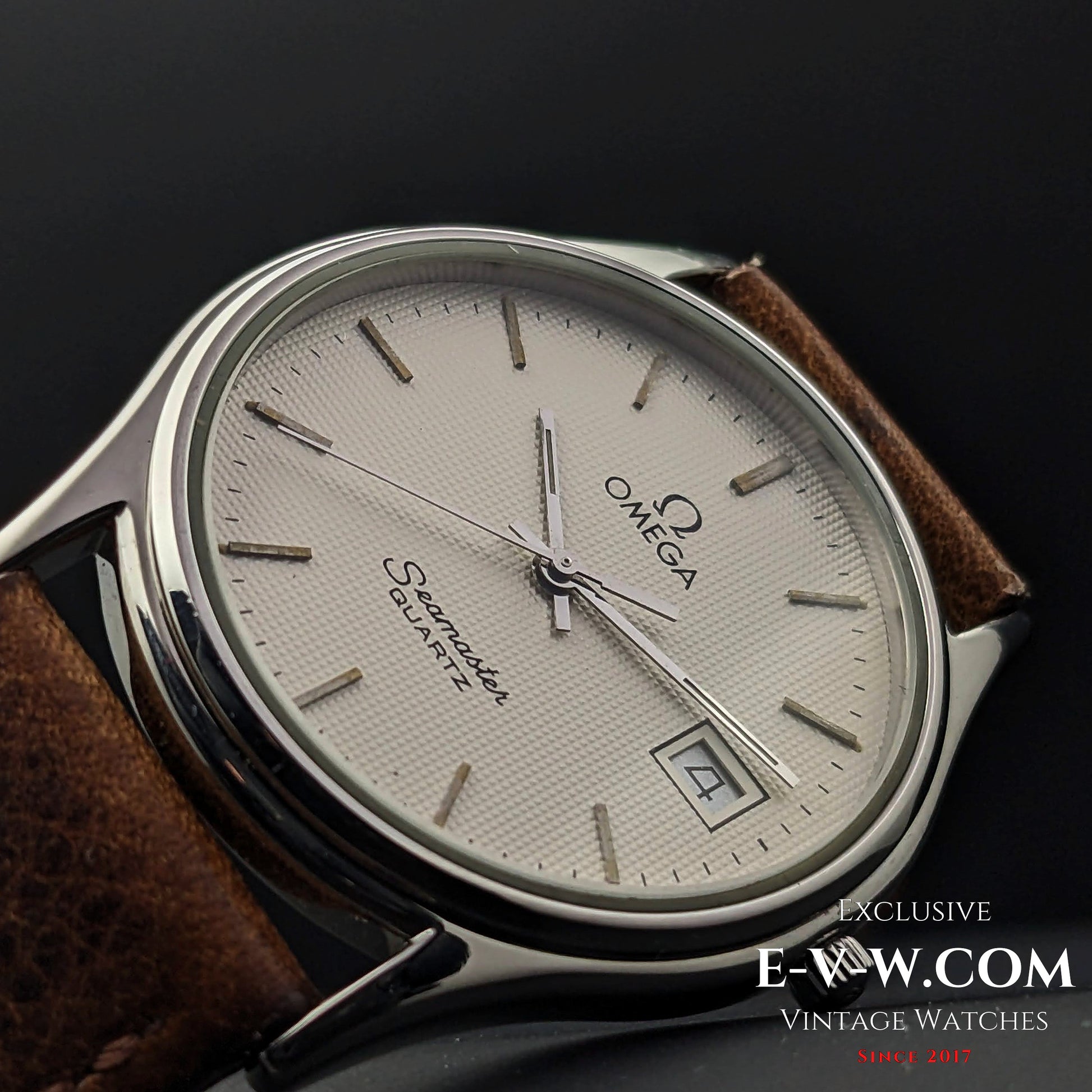 41 Years Old Vintage Omega Seamaster / Guilloche Dial / Cal. 1430 / Vintage 1982