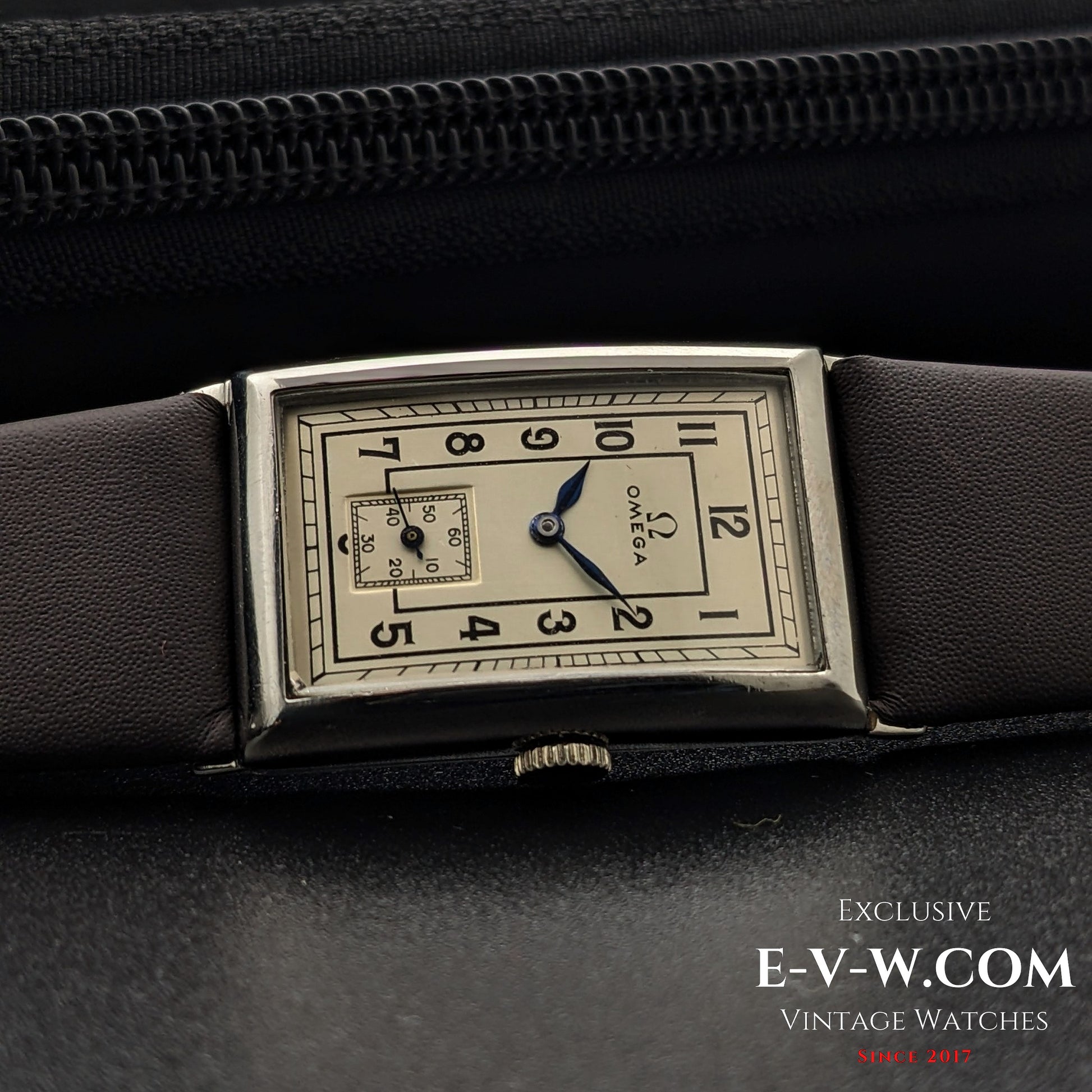 94 Years Old Antique Omega Tank / Art Deco / Cal. T17 / Antique 1930