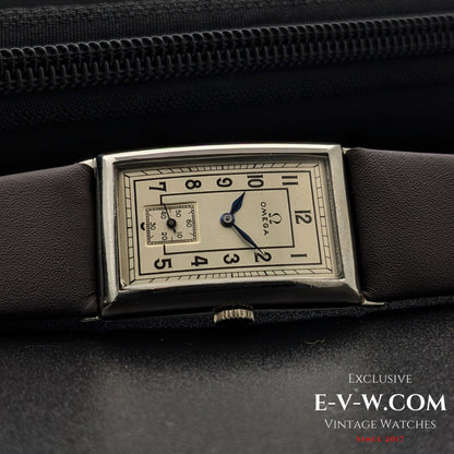 94 Years Old Antique Omega Tank / Art Deco / Cal. T17 / Antique 1930