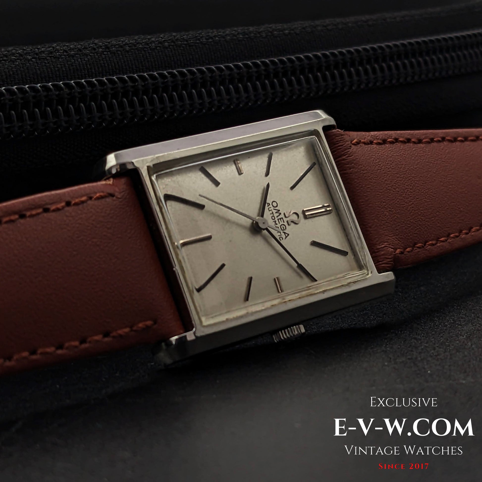 59 Years Old Vintage Omega Omega Automatic Tank / Art Deco Ref. 161013 / Cal. 671 / Vintage 1965