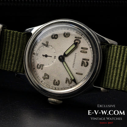 Longines vintage de 83 ans, Seconde Guerre mondiale / Militaire / Réf. 6172 / Cal. 1068Z / Année de fabrication : 1942 / Entièrement révisée