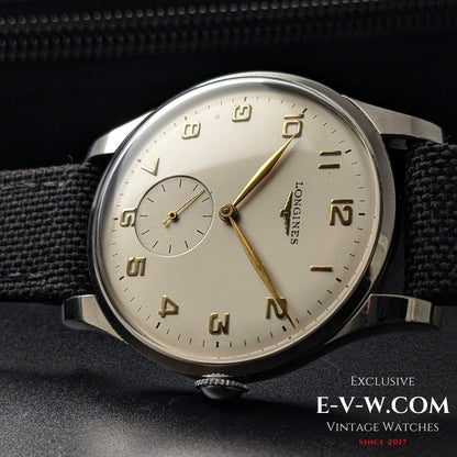 74 Years Old Vintage Longines Jumbo / Cal. 12.68Z / Vintage 1951 @e-v-w.com-Youtube74 Years Old Vintage Longines Jumbo / Cal. 12.68Z / Vintage 1951 @e-v-w.com-Youtube