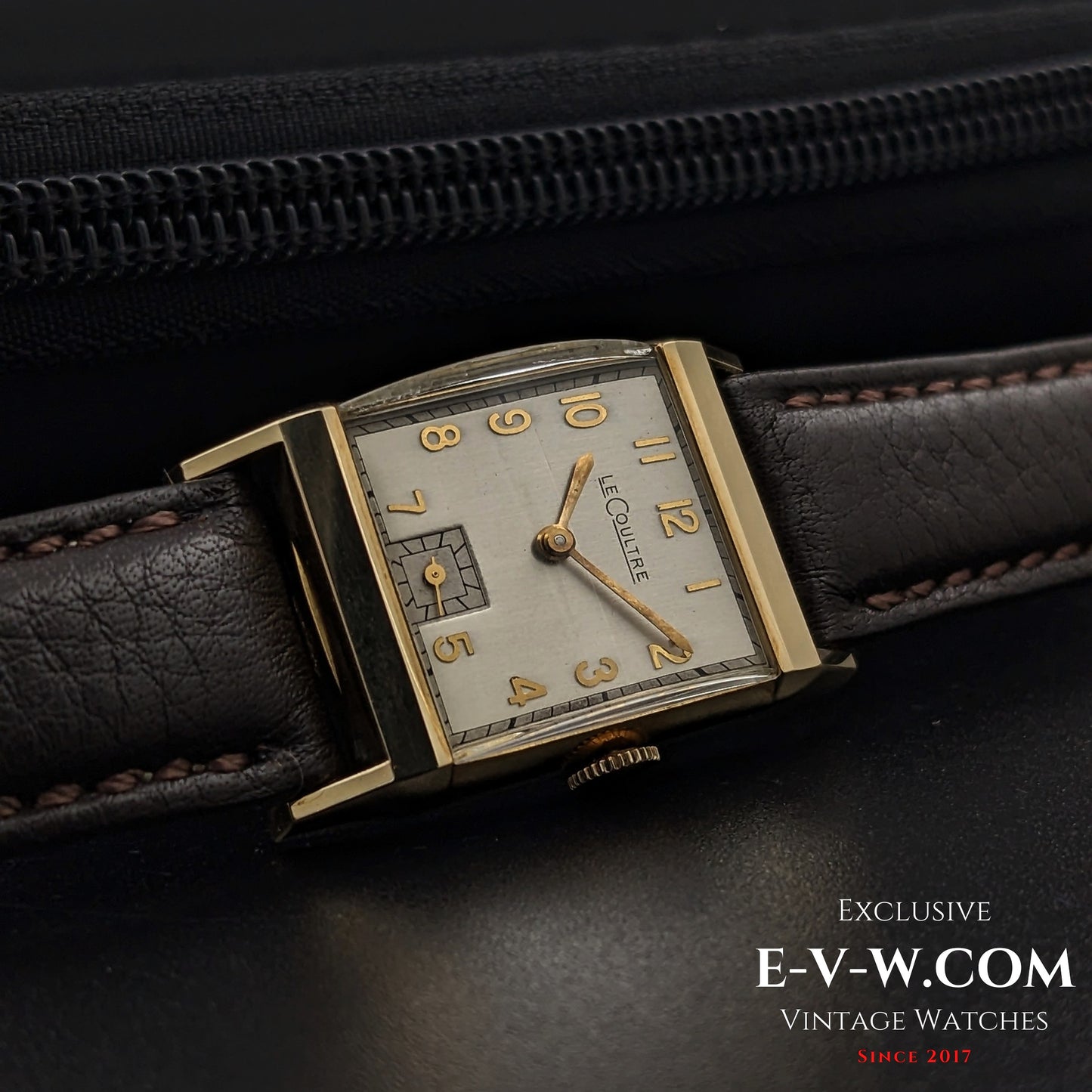 94 Years Old Antique Jaeger-LeCoultre Tank unique cristal Art Deco  Cal. 11LO Vintage 1930#e-v-w.com