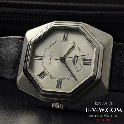 50 Years Old Vintage Longines Automatic / Octagonal / Rare NOS / Ref. 4822 / Cal. 633.1 /Vintage1975