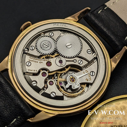 IWC Schaffhausen 18k Pink Gold Salmon Dial / Cal. 89 / Vintage 1957