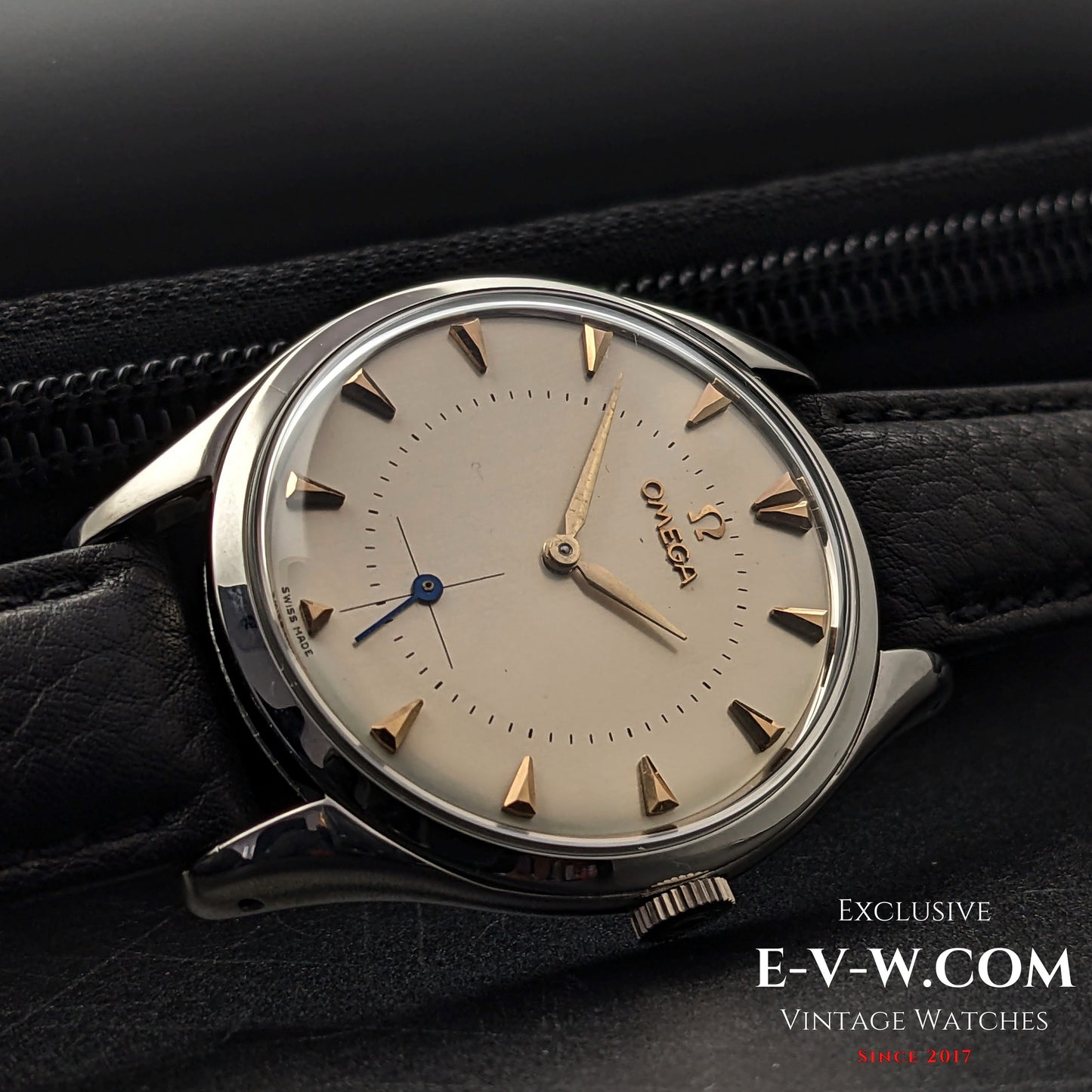 70 Years Old Vintage Omega Jumbo 38mm Oversize Ref. 2505 11 / Cal. 266 / Vintage 1954