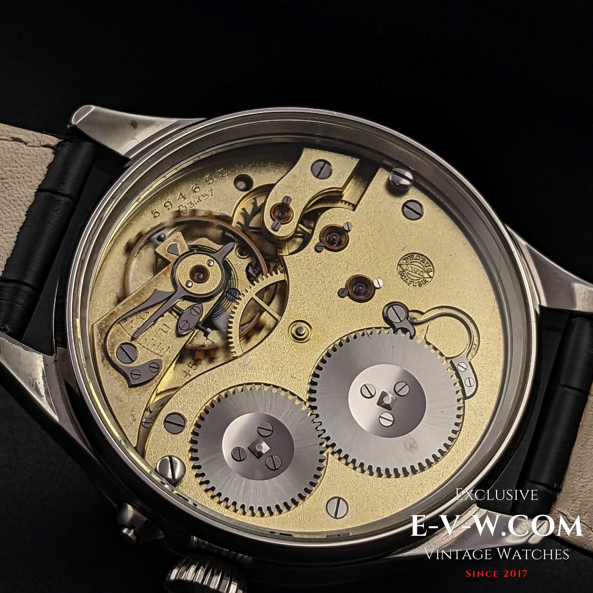 109 Old Antique IWC SCHAFFHUSEN Pocket Watch Movement cal. 52 Antique 1914