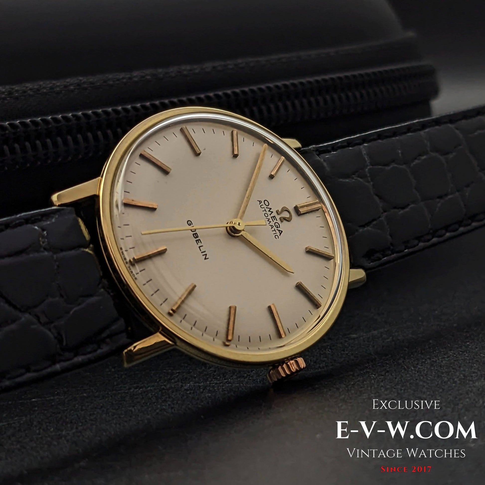 58 Years Old Vintage Omega Automatic GUBELIN / 18K Gold Ref. 161009 / Cal. 552 / Vintage 1966