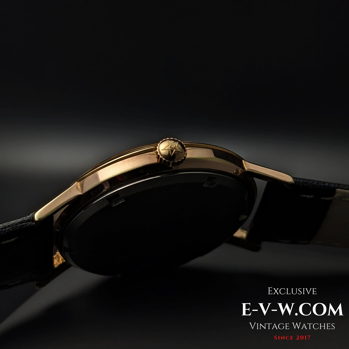 65 Years Old Vintage Zenith Classic / Gold plaque / Cal. 2522C / Vintage 1960