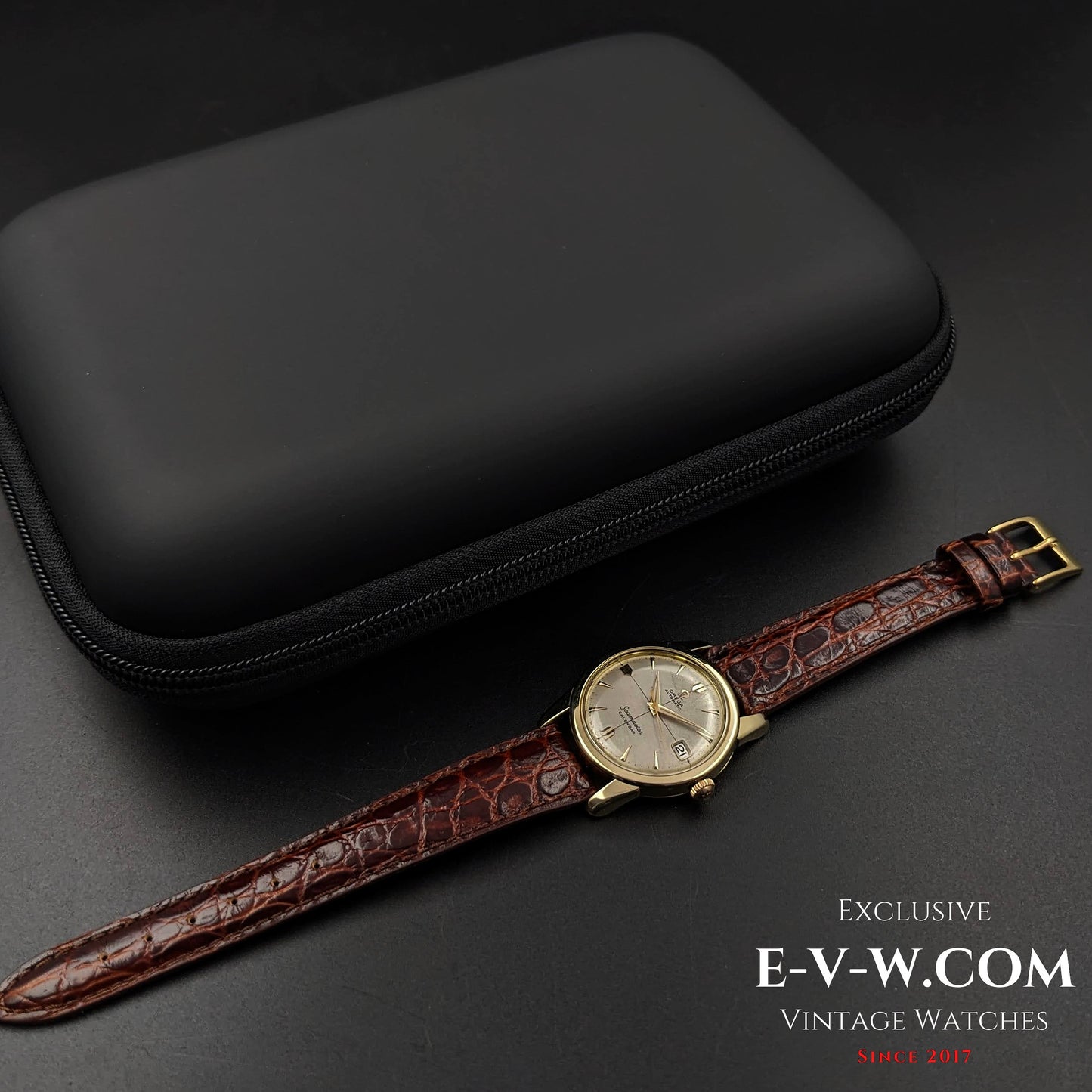 70 Years Old Vintage Omega Seamaster Calendar Solid Gold Ref. 2849 SC / Cal. 503 / Vintage 1954