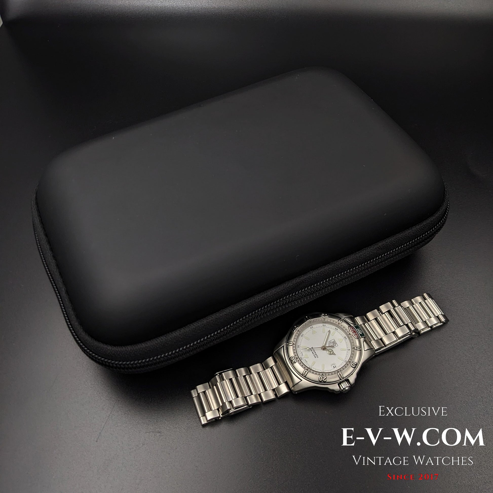 30 Years Old Vintage TAG HEUER 4000 Automatic / Ref. WF2110-K / Cal. 2824-2 / Vintage 1990's