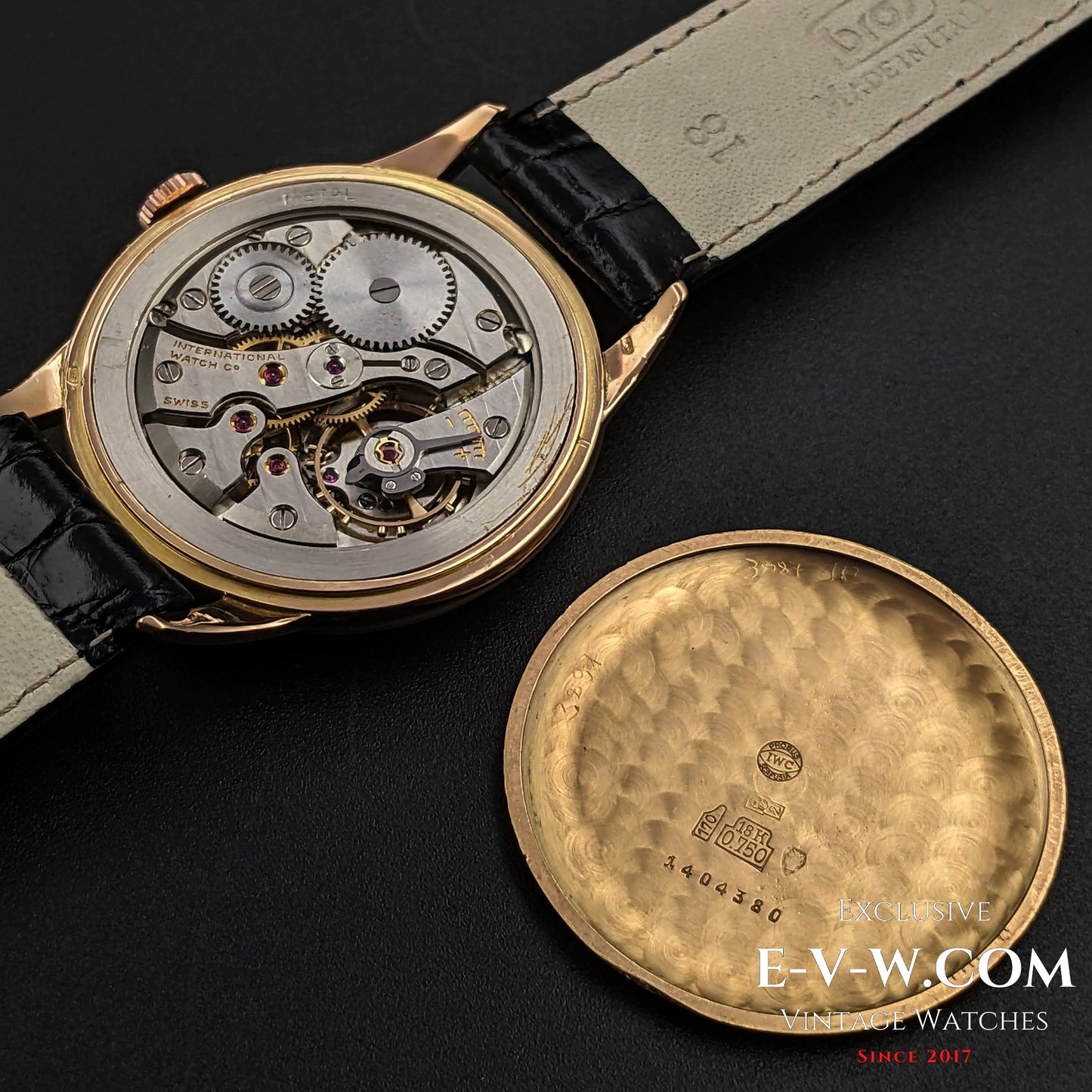 67 Years Old Vintage IWC Schaffhausen 18k Gold / Cal. 89 / Vintage 1956