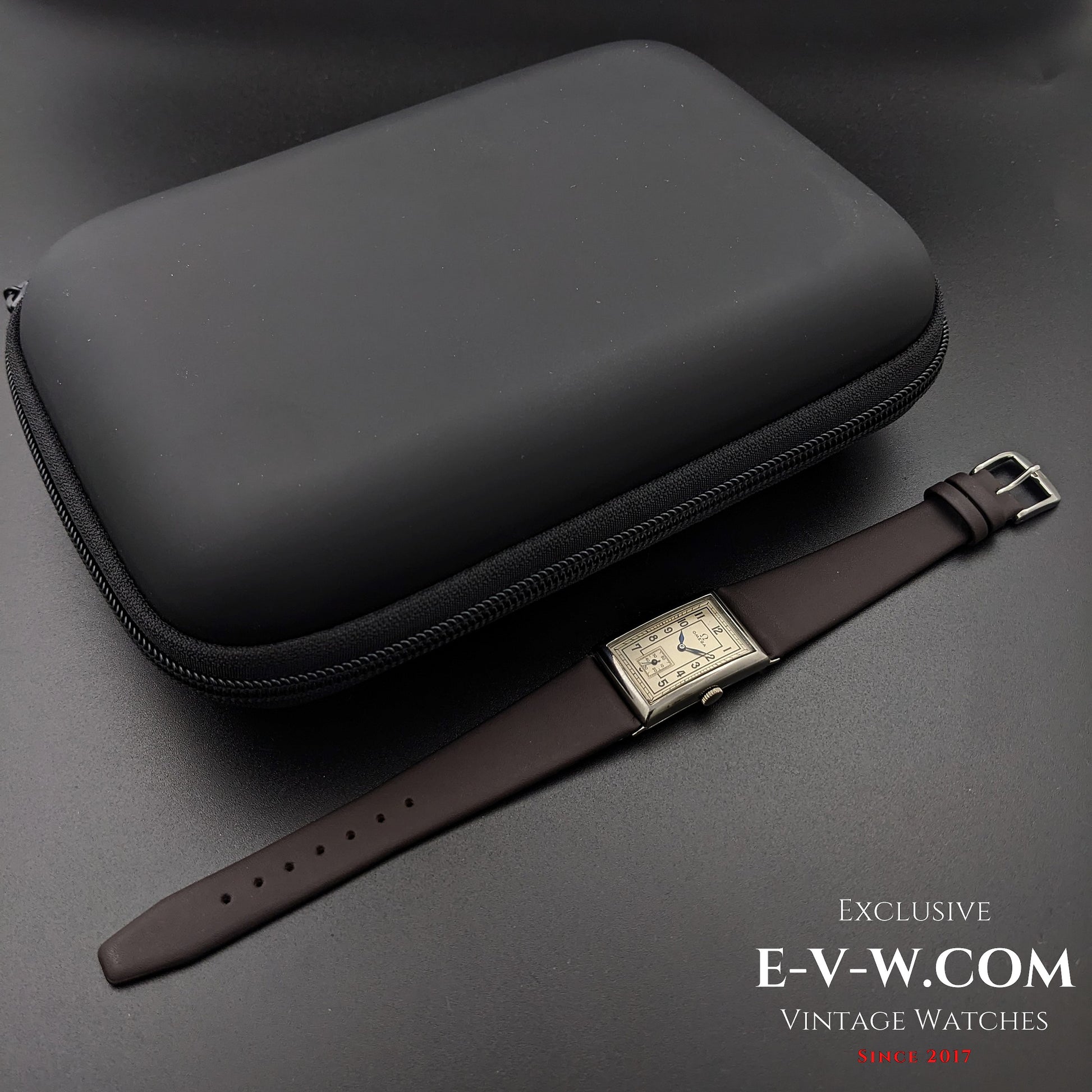 94 Years Old Antique Omega Tank / Art Deco / Cal. T17 / Antique 1930