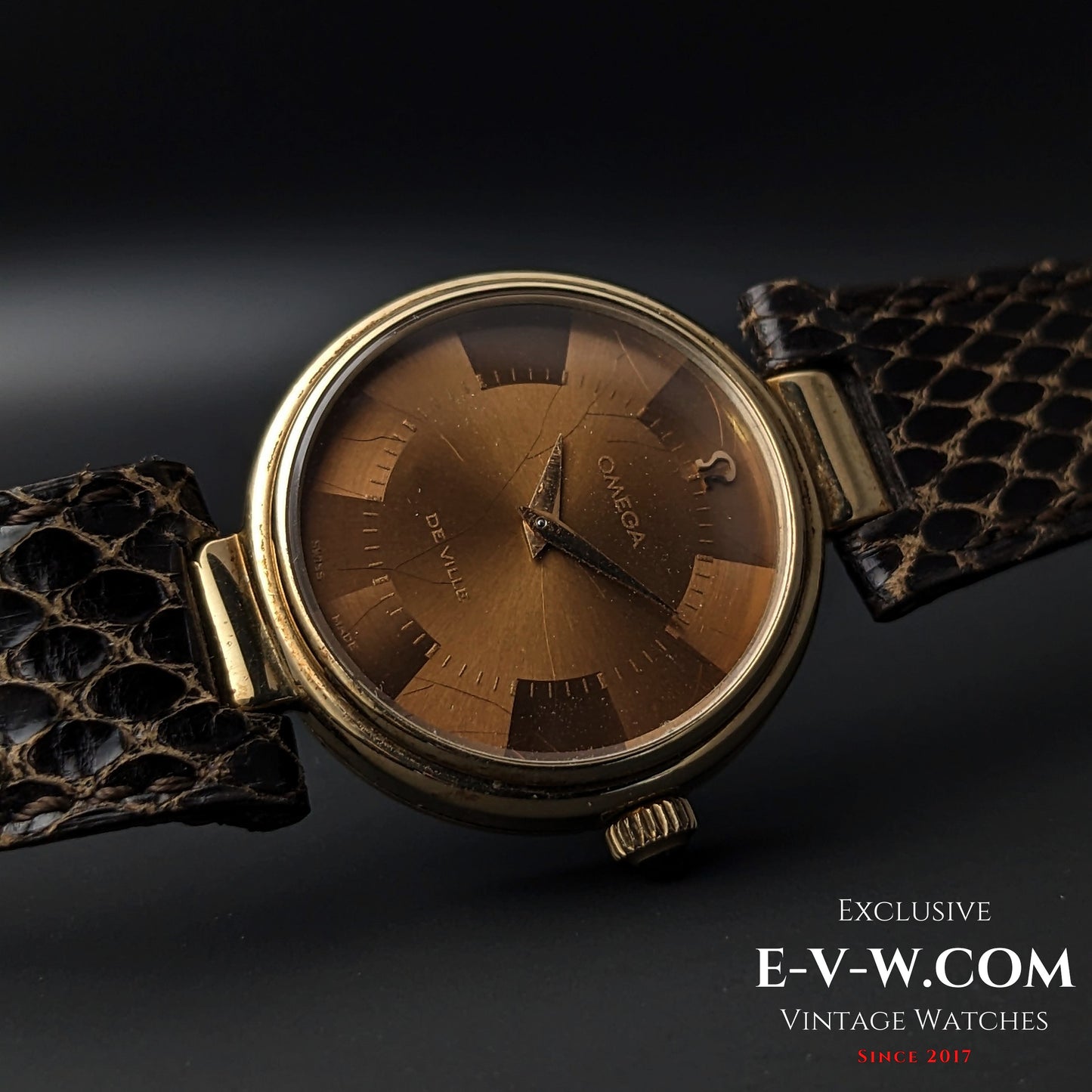 54 Years Old Vintage Omega DE VILLE Lady / Gold / Ref. 7287 / Cal. 485 / Vintage 1971