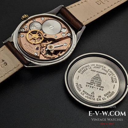 Omega vintage surdimensionnée réf. 2792-2 SC / Cal. 283 (famille 30T2) / millésime 1954, 69 ans