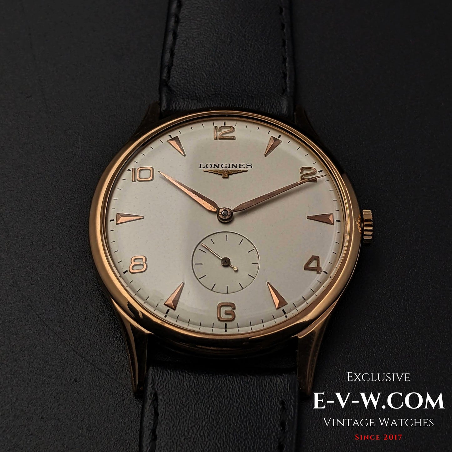 70 Years Old Vintage Longines 18k Gold Automtaic / Cal. 22A / Vintage 1953