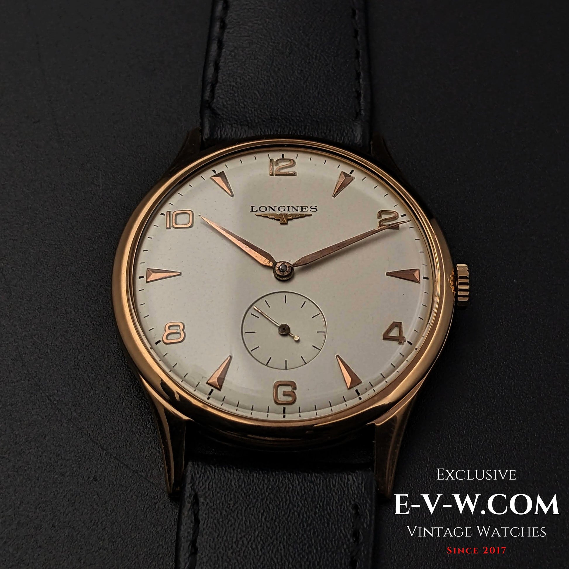 70 Years Old Vintage Longines 18k Gold Automtaic / Cal. 22A / Vintage 1953