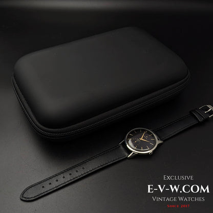 Montre Zenith vintage noire de 67 ans / Cal. 40 / Année 1956