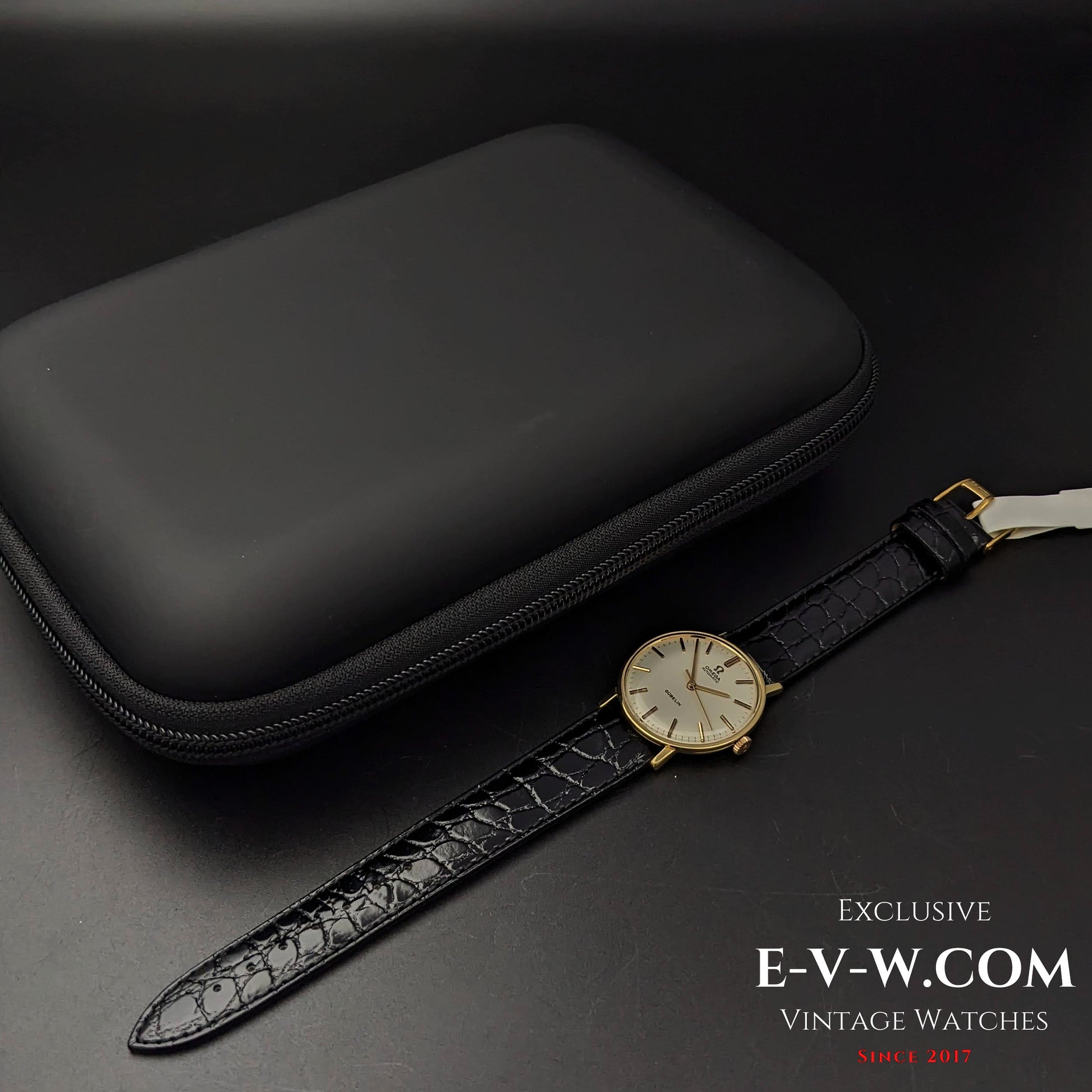 58 Years Old Vintage Omega Automatic GUBELIN / 18K Gold Ref. 161009 / Cal. 552 / Vintage 1966