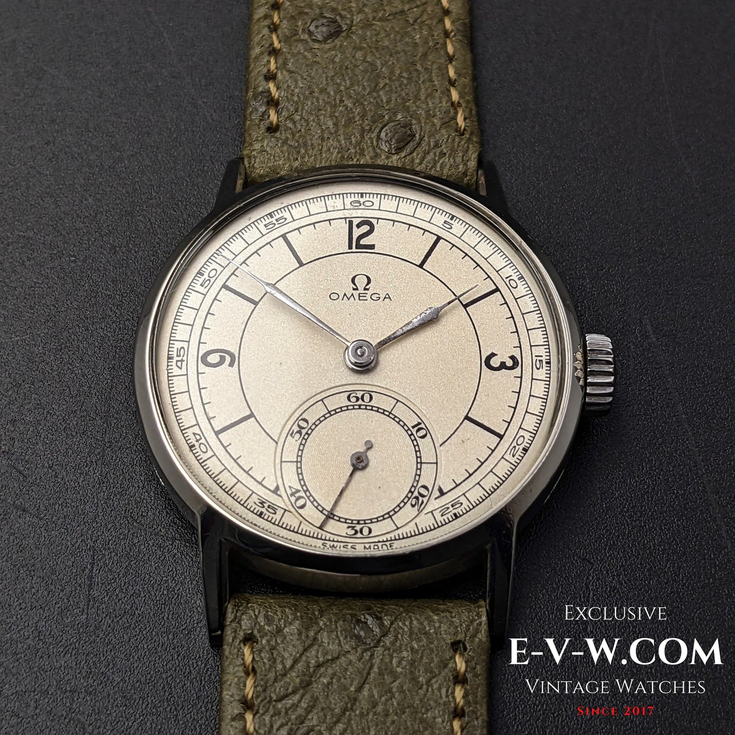 84 Years Old Vintage Omega Sector / Cal. 30T2 / Vintage 1939