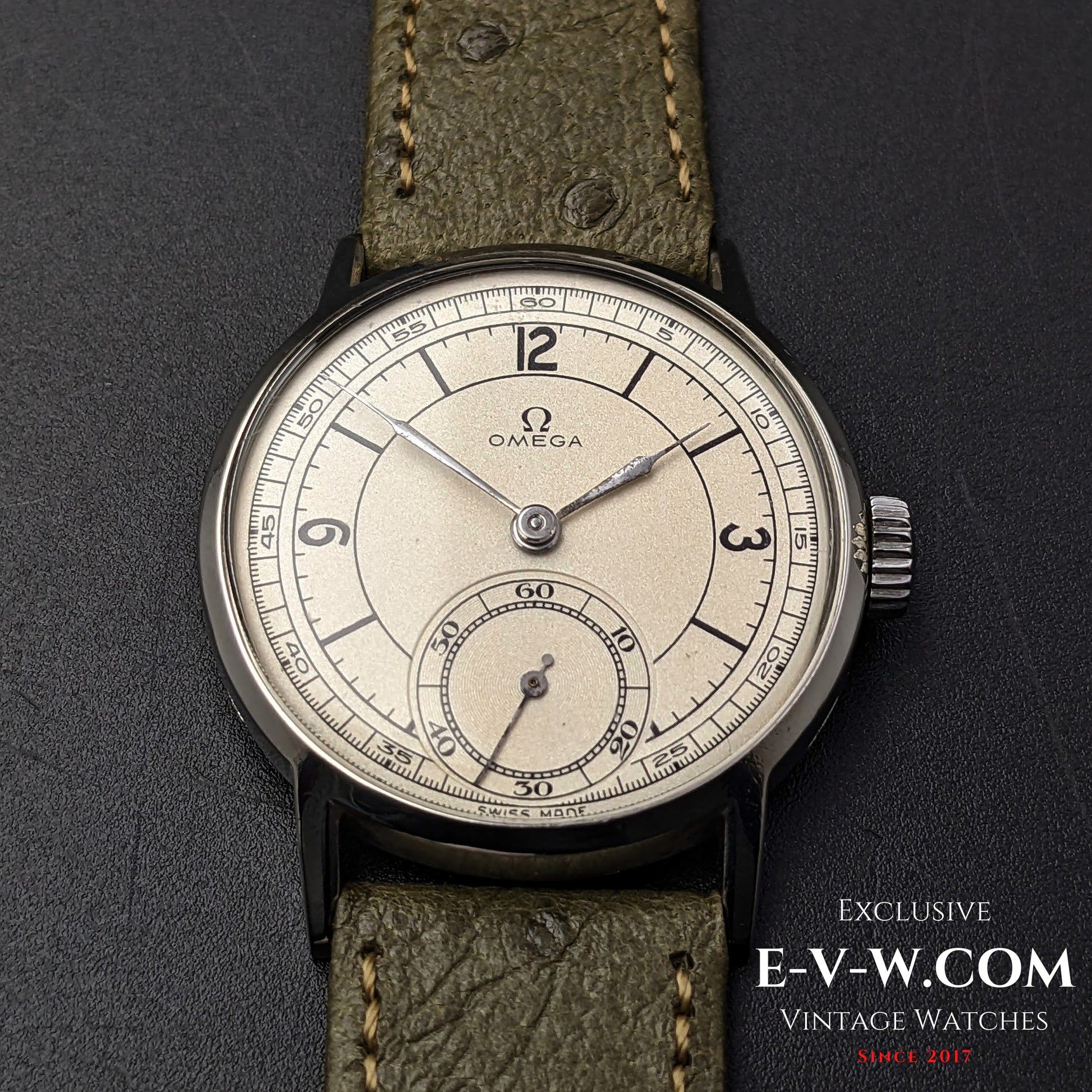 84 Years Old Vintage Omega Sector / Cal. 30T2 / Vintage 1939