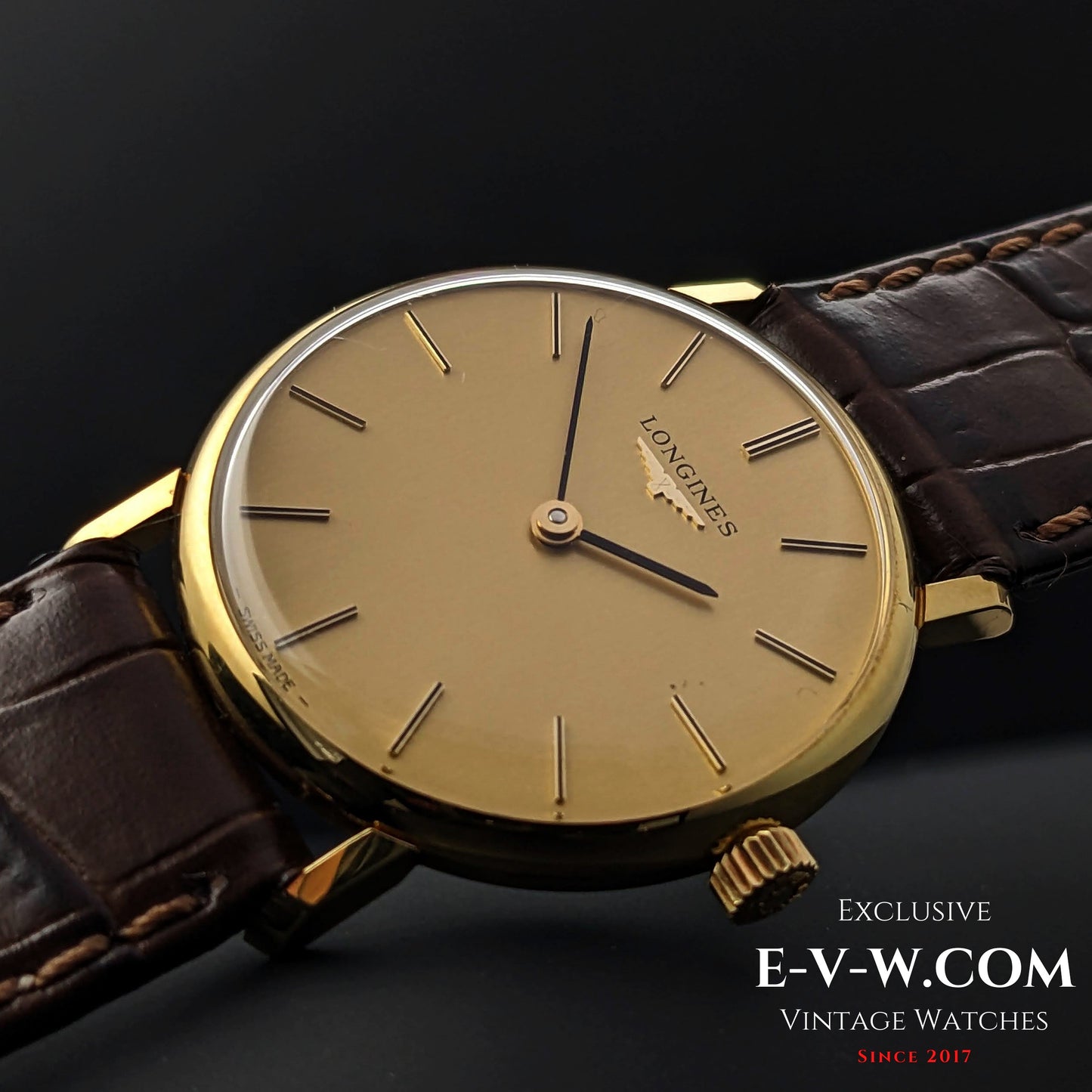 47 Years Old Vintage Longines Classic 18k Gold / Cal. L.847.4 / Vintage 1976