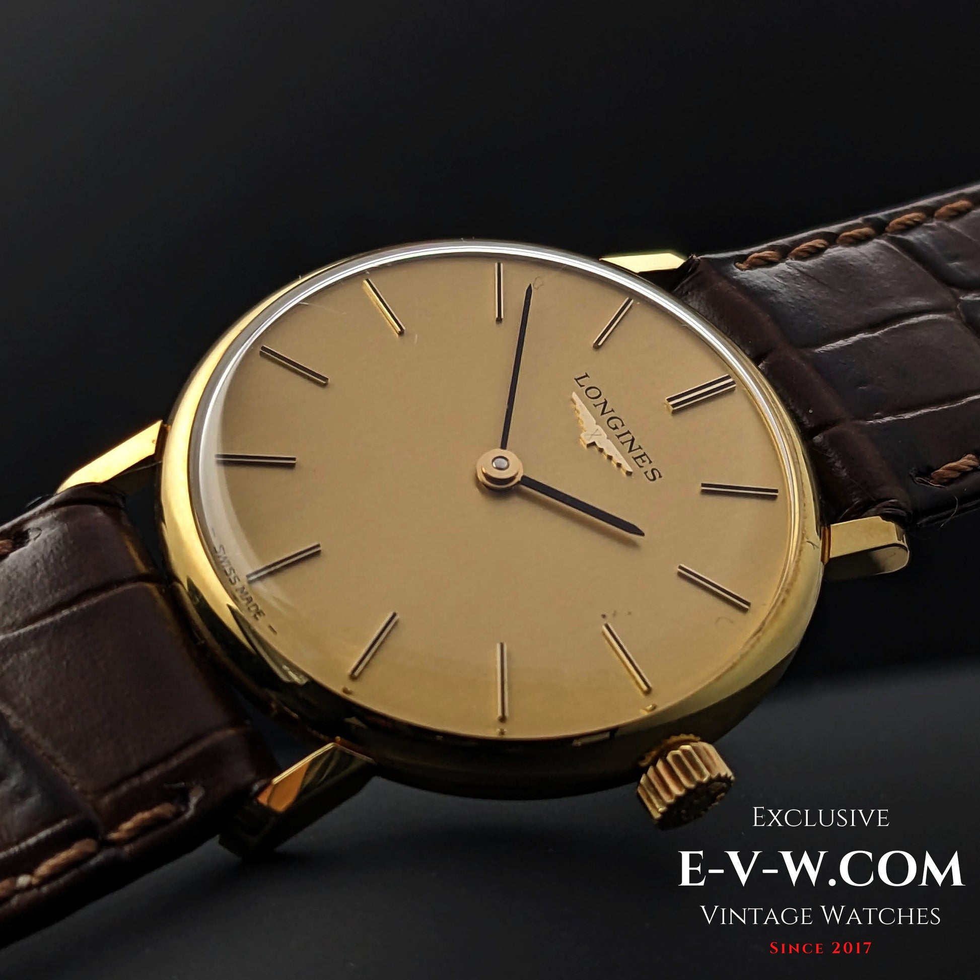 47 Years Old Vintage Longines Classic 18k Gold / Cal. L.847.4 / Vintage 1976