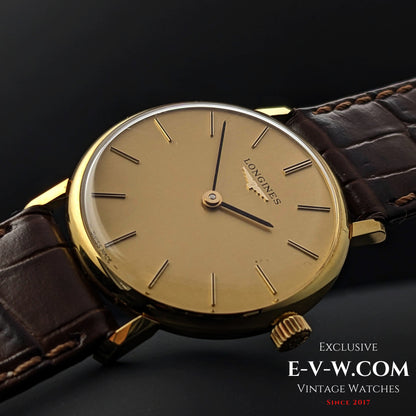 47 Years Old Vintage Longines Classic 18k Gold / Cal. L.847.4 / Vintage 1976