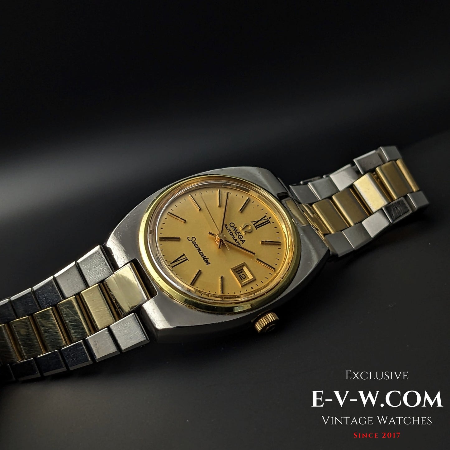 Vintage Omega Lady Seamaster Automatic / Steel Gold / Ref. 766.0818 / Cal. 684 / Vintage 1974