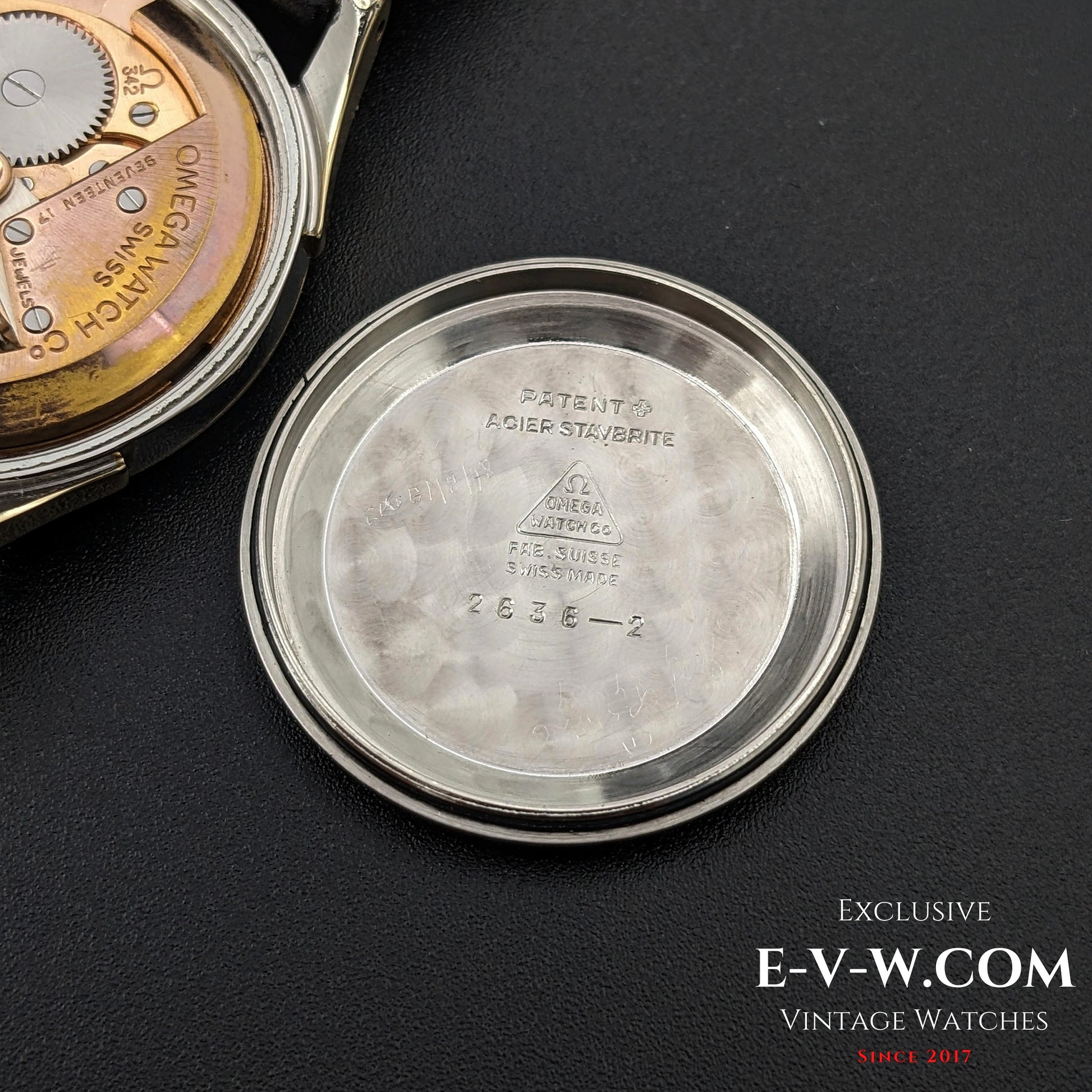 74 Years Old Vintage Omega AUTOMATIC BUMPER Ref. 2636-2 / Cal. 342 Vintage 1950