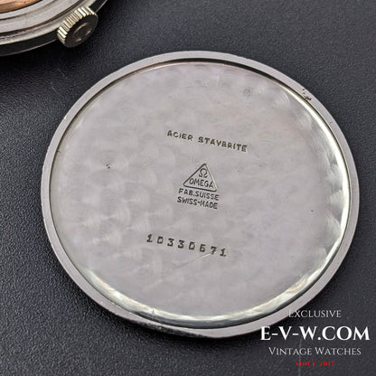 72 Years Old Vintage Omega Jumbo / two-tone dial / Cal. 266 (30T2) / Vintage 1952