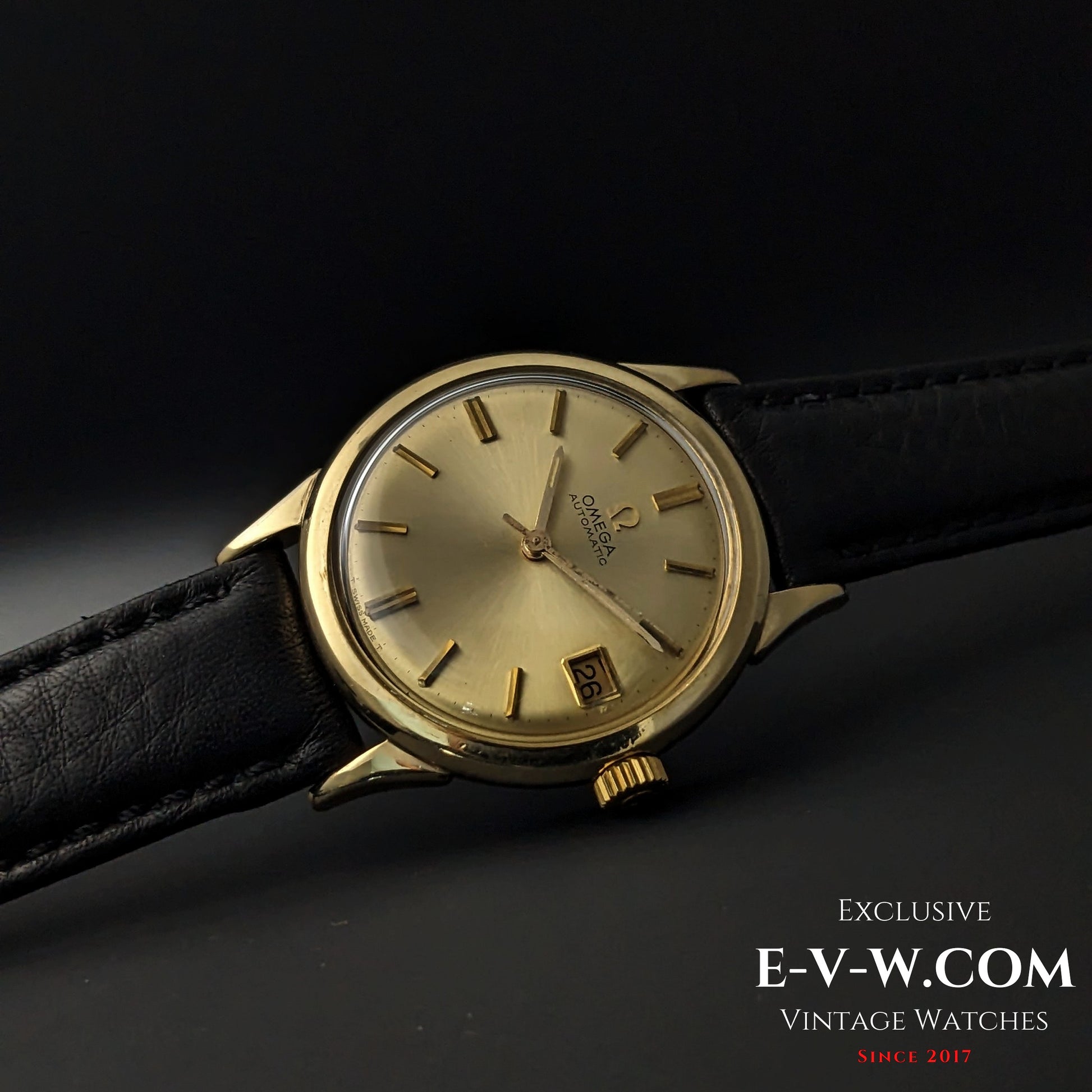 59 Years Old Vintage Omega AUTOMATIC / Gold Plated /Ref. K6312 / Cal. 560 / Vintage 1966