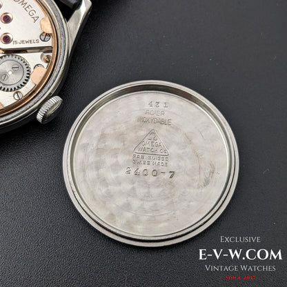 80 Years Old Vintage Omega SUVERAN WWII Ref. 2400-7 / Cal. 30T2PC Vintage 1944
